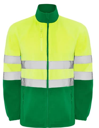 Altair Fleece Jacket - Garden Green 52/Fluor Yellow 221