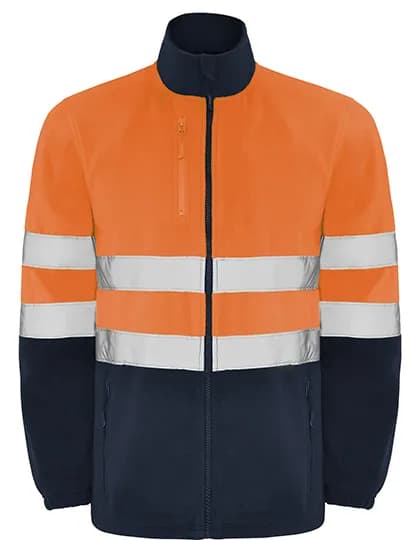 Altair Fleece Jacket - Navy Blue 55/Fluor Orange 223