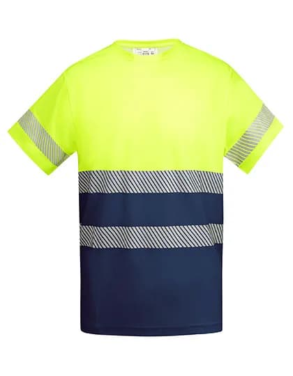 T-Shirt Tauri - Navy Blue 55/Fluor Yellow 221