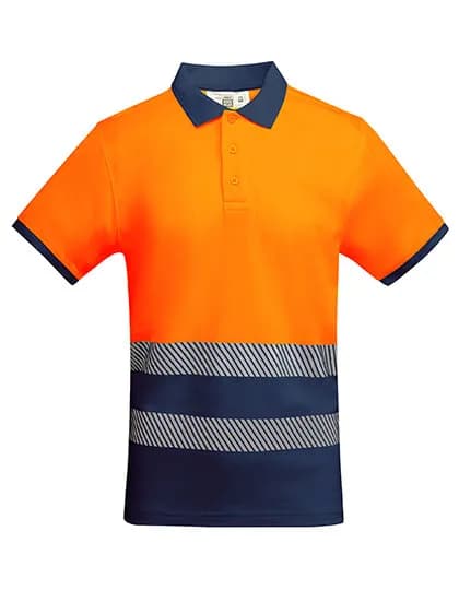Poloshirt Atrio Shortsleeve - Navy Blue 55/Fluor Orange 223