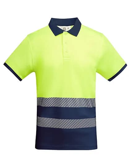 Poloshirt Atrio Shortsleeve - Navy Blue 55/Fluor Yellow 221