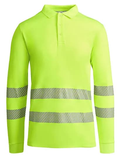 Poloshirt Atrio Longsleeve - Fluor Yellow 221