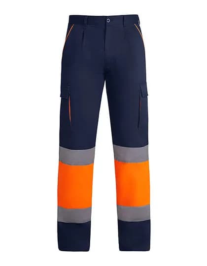 Trousers Enix - Navy Blue 55/Fluor Orange 223