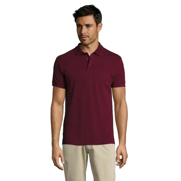 PRIME HERREN POLO 200g - PRIME MEN - Burgundy