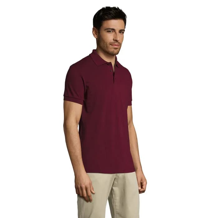PRIME HERREN POLO 200g - PRIME MEN - Burgundy