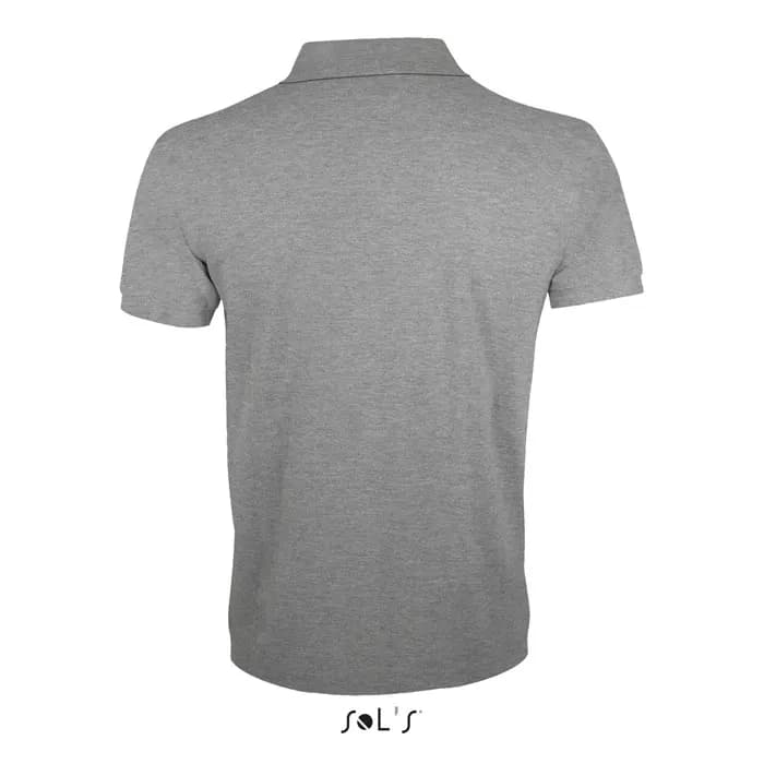 PRIME HERREN POLO 200g - PRIME MEN - Grau-Melange 2