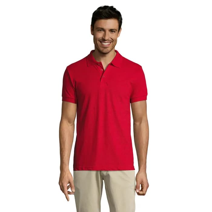 PRIME HERREN POLO 200g - PRIME MEN - Red