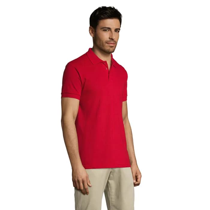 PRIME HERREN POLO 200g - PRIME MEN - Red