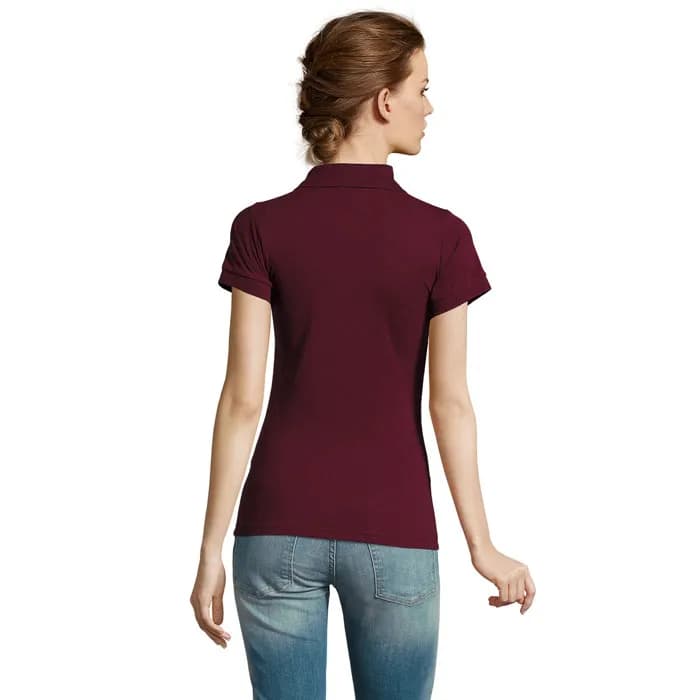 PRIME DAMEN POLO 200g - PRIME WOMEN - Burgundy