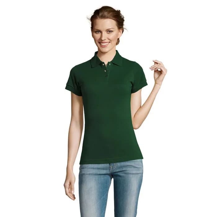PRIME DAMEN POLO 200g - PRIME WOMEN - Bottle Green