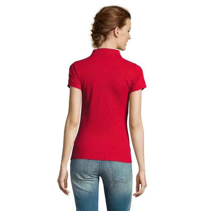 PRIME DAMEN POLO 200g - PRIME WOMEN - Red