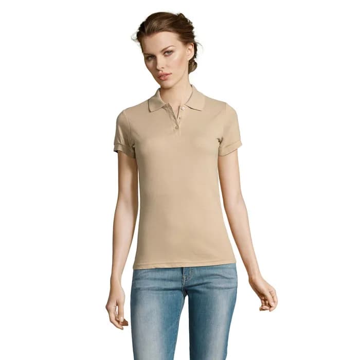 PRIME DAMEN POLO 200g - PRIME WOMEN - Sand