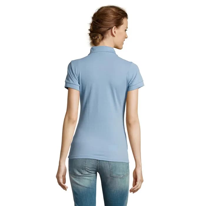 PRIME DAMEN POLO 200g - PRIME WOMEN - Sky Blue Pique