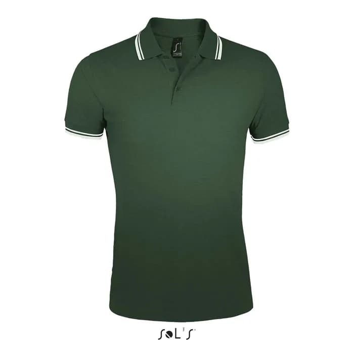 PASADENA HERREN POLO 200 - PASADENA MEN - Forest Green/White