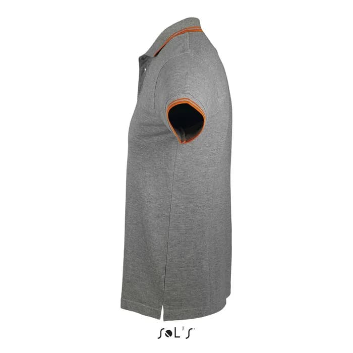 PASADENA HERREN POLO 200 - PASADENA MEN - Melange Grau/Orange