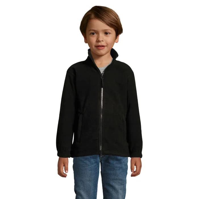 NORTH KINDER FL JACKE  300g - NORTH KIDS - Schwarz