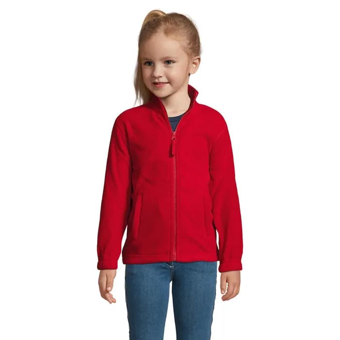 NORTH KINDER FL JACKE  300g - NORTH KIDS - Red
