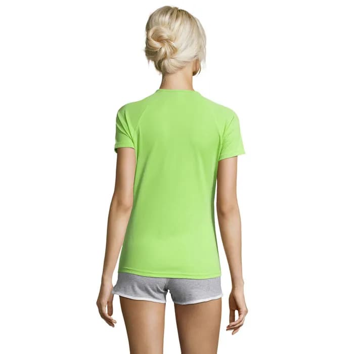 SPORTY DAMENT-SHIRT  140g - SPORTY WOMEN - Apple Green