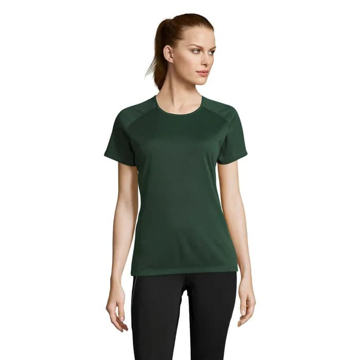 SPORTY DAMENT-SHIRT  140g - SPORTY WOMEN - Forest Green