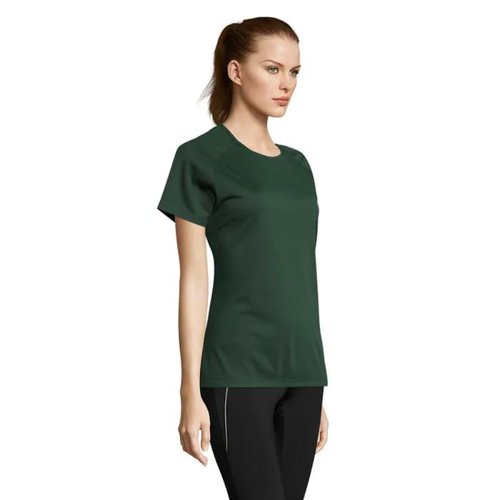 SPORTY DAMENT-SHIRT  140g - SPORTY WOMEN - Forest Green