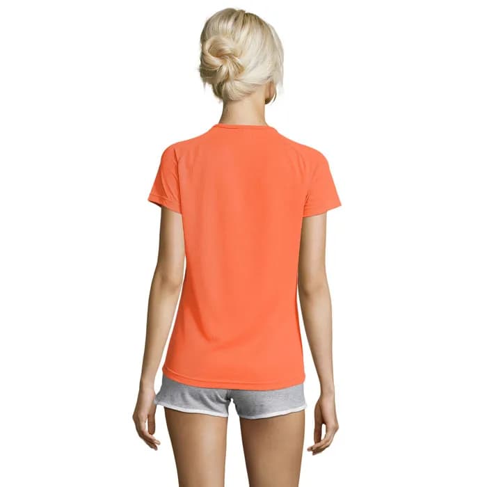 SPORTY DAMENT-SHIRT 140g - SPORTY WOMEN - Neon Orange