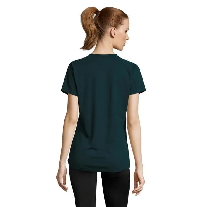 SPORTY DAMENT-SHIRT 140g - SPORTY WOMEN - Petroleum Blau