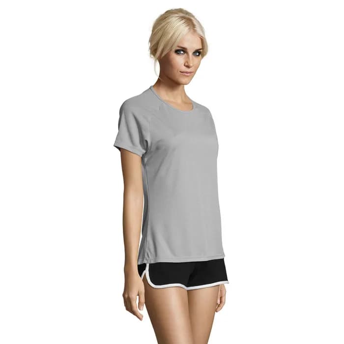 SPORTY DAMENT-SHIRT 140g - SPORTY WOMEN - Pure Grey
