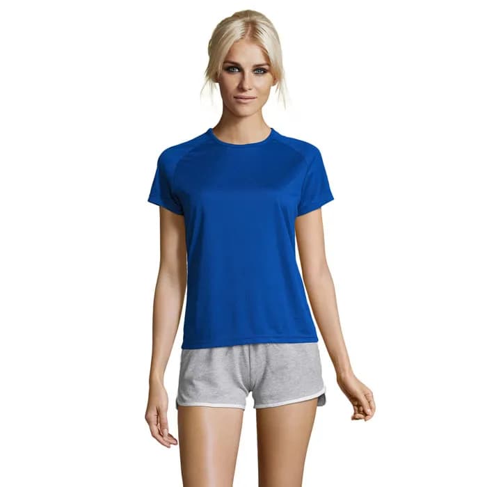 SPORTY DAMENT-SHIRT  140g - SPORTY WOMEN - Royal Blue