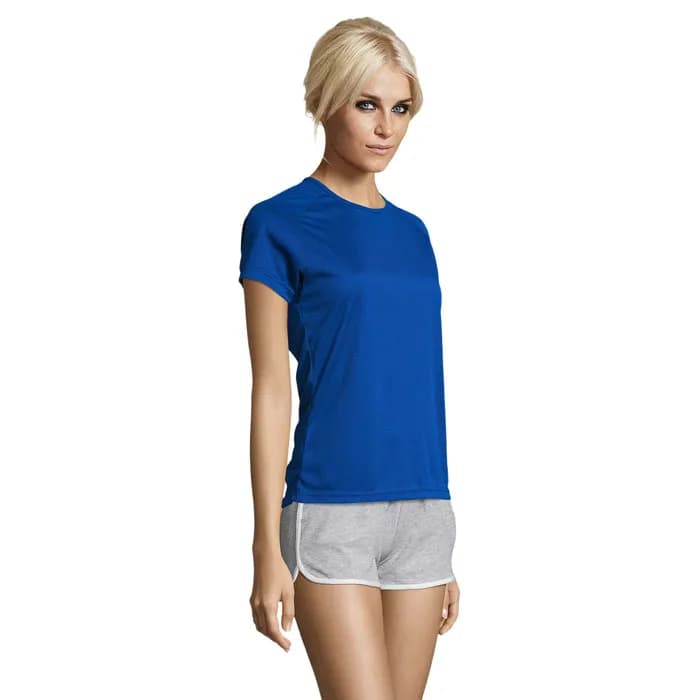 SPORTY DAMENT-SHIRT  140g - SPORTY WOMEN - Royal Blue
