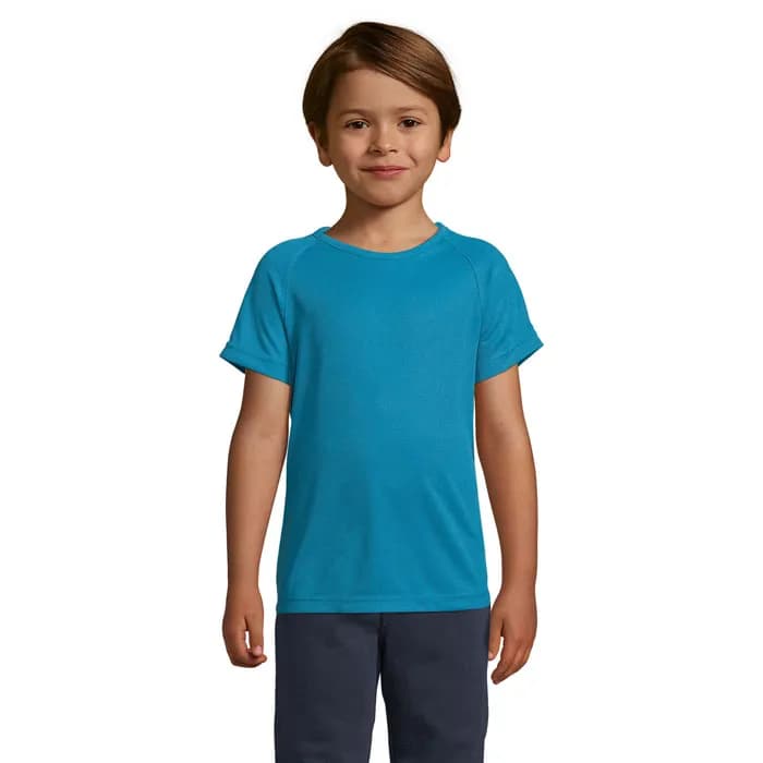 SPORTY KINDERT-SHIRT 140g - SPORTY KIDS - Aqua