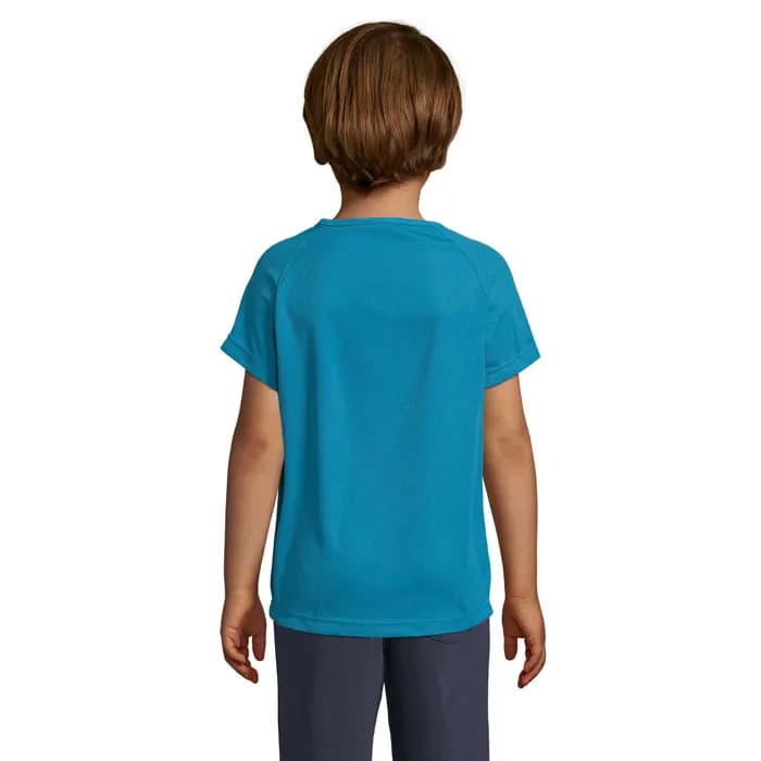 SPORTY KINDERT-SHIRT 140g - SPORTY KIDS - Aqua