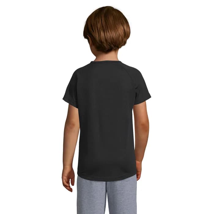 SPORTY KINDERT-SHIRT 140g - SPORTY KIDS - Schwarz