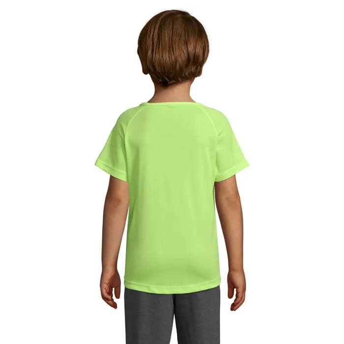 SPORTY KINDERT-SHIRT 140g - SPORTY KIDS - Neon Yellow