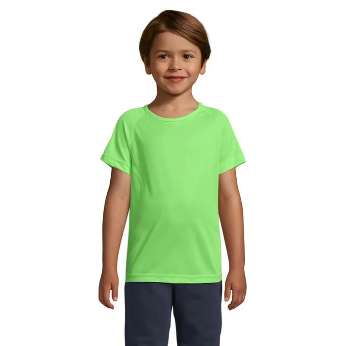 SPORTY KINDERT-SHIRT 140g - SPORTY KIDS - Neon Green