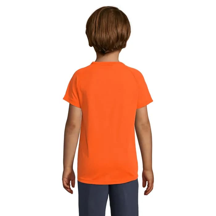 SPORTY KINDERT-SHIRT 140g - SPORTY KIDS - Neon Orange