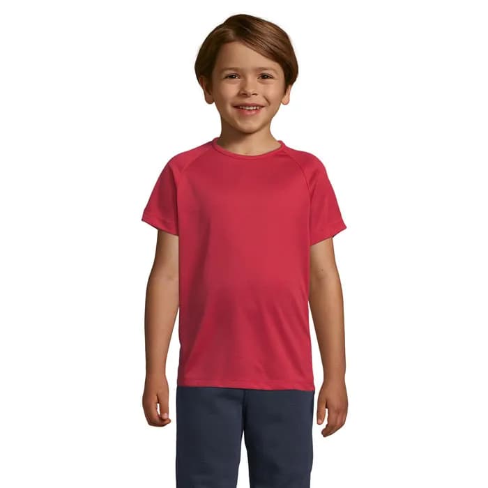 SPORTY KINDERT-SHIRT 140g - SPORTY KIDS - Red