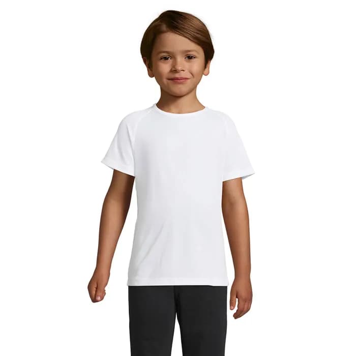 SPORTY KINDERT-SHIRT 140g - SPORTY KIDS - White