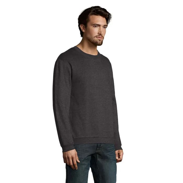 SPIDER HERREN SWEATER 260g - SPIDER - Charcoal Melange