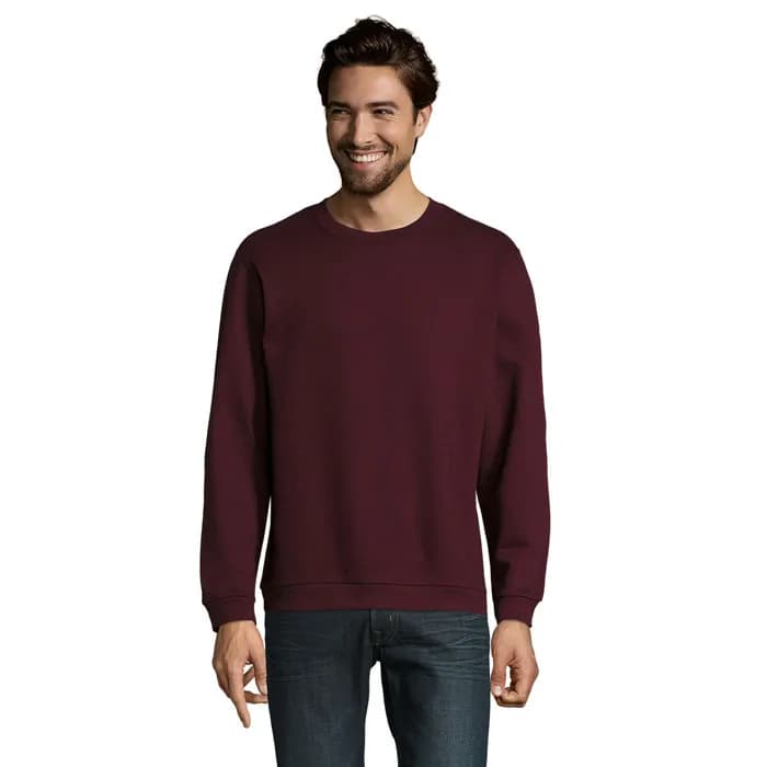 SPIDER HERREN SWEATER 260g - SPIDER - Oxblood