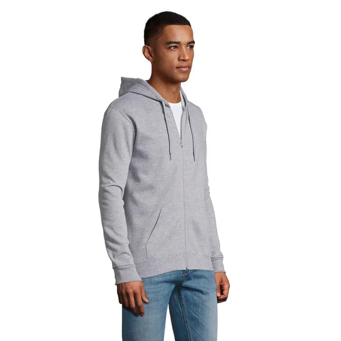 STONE UNI HOODIE 260g - STONE - Grau-Melange 2