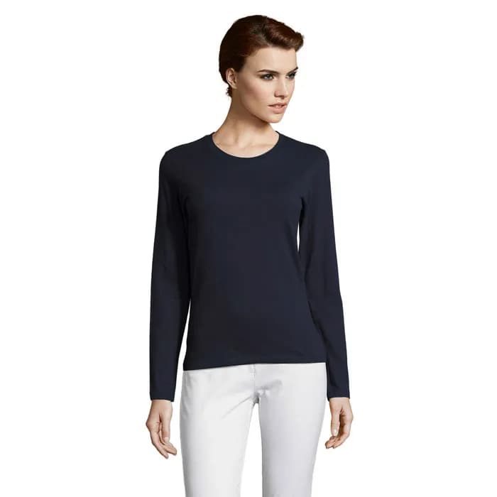 IMPERIAL LSL DAMEN T-SHIRT - IMPERIAL LSL WOMEN - French Navy