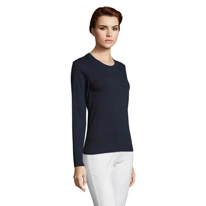 IMPERIAL LSL DAMEN T-SHIRT - IMPERIAL LSL WOMEN - French Navy
