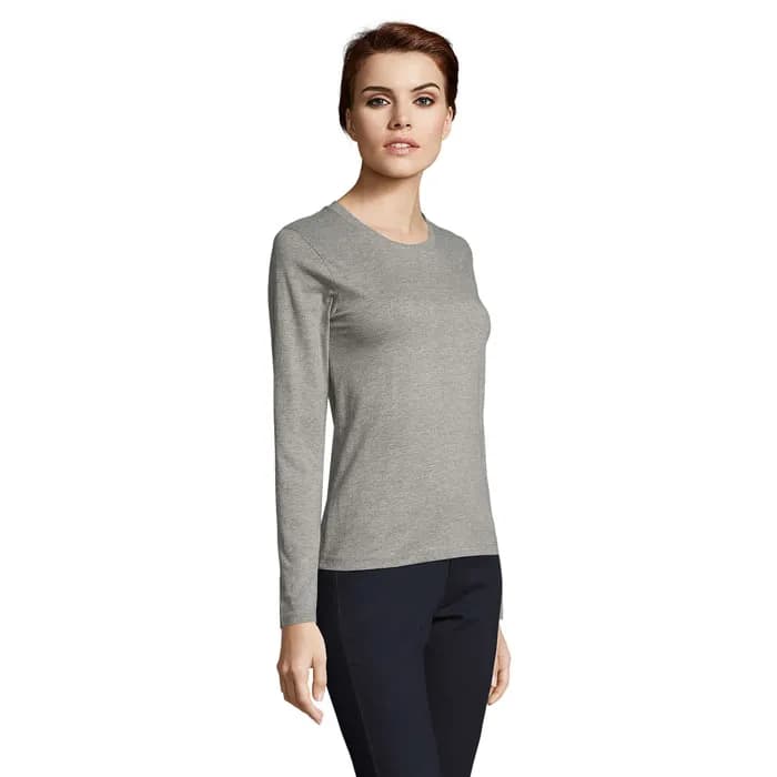 IMPERIAL LSL DAMEN T-SHIRT - IMPERIAL LSL WOMEN - Graue Melange