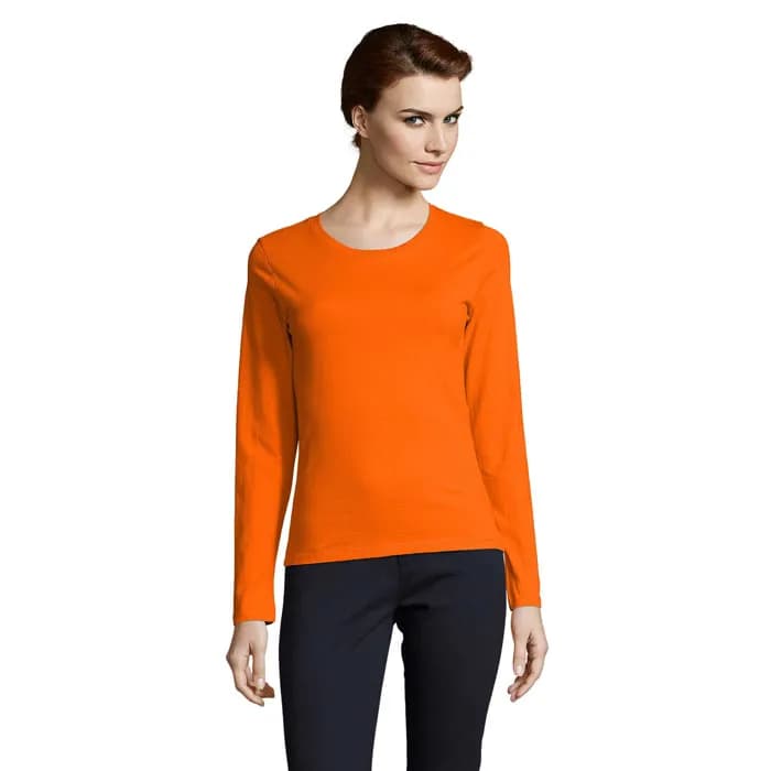 IMPERIAL LSL DAMEN T-SHIRT - IMPERIAL LSL WOMEN - Orange