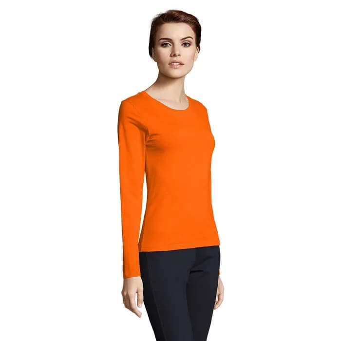 IMPERIAL LSL DAMEN T-SHIRT - IMPERIAL LSL WOMEN - Orange
