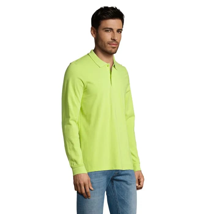 PERFECT LSL MEN POLO 180 - PERFECT LSL MEN - Apple Green