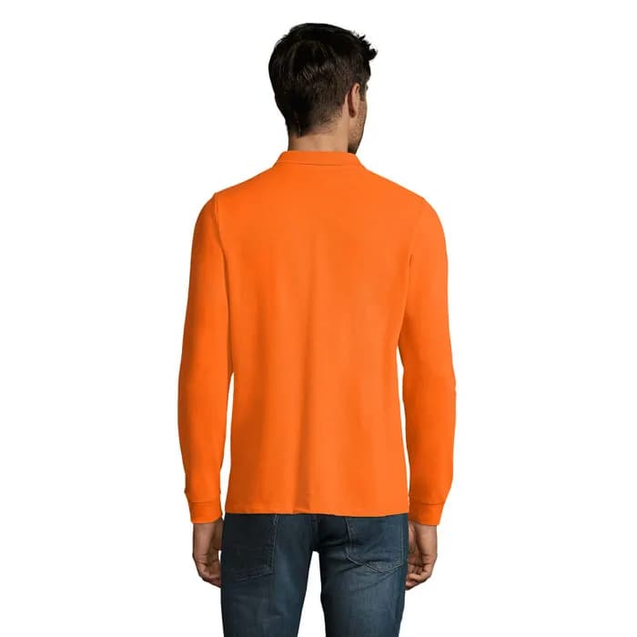 PERFECT LSL MEN POLO 180 - PERFECT LSL MEN - Orange