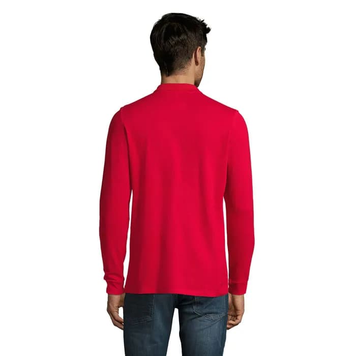 PERFECT LSL MEN POLO 180 - PERFECT LSL MEN - Red