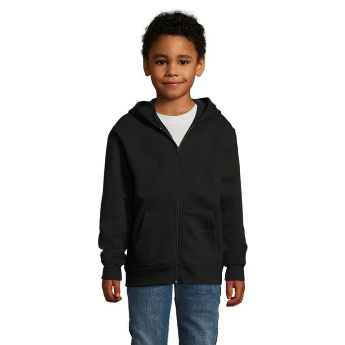 STONE KINDER HOODIE 260g - STONE KIDS - Schwarz