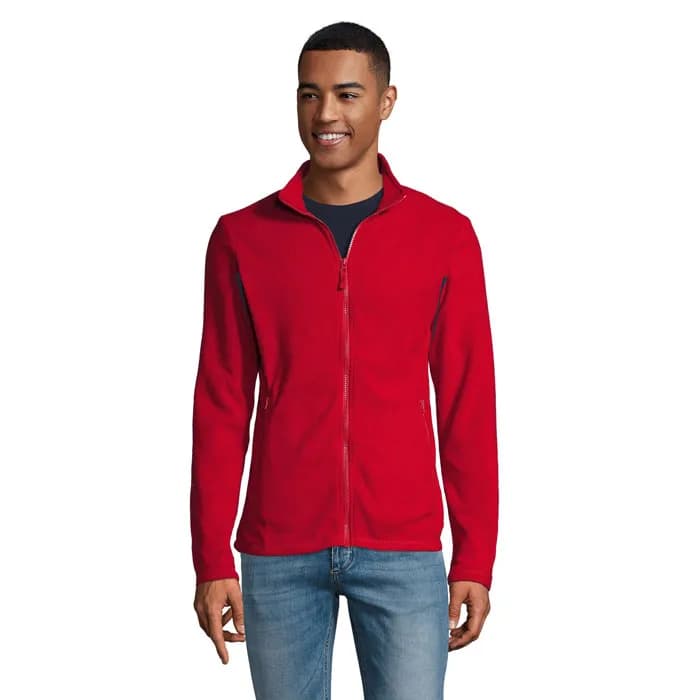 NORMAN HERREN FL JACKE 220g - NORMAN MEN - Red